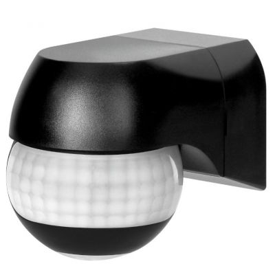 Czujnik ruchu 180° IP44 800W max 15m mini czarny ORNO (OR-CR-286/B)